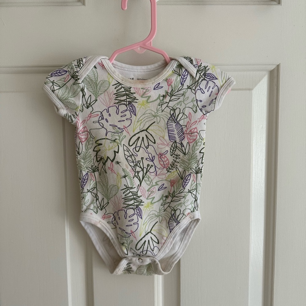 Pact onesie, 6-9 months